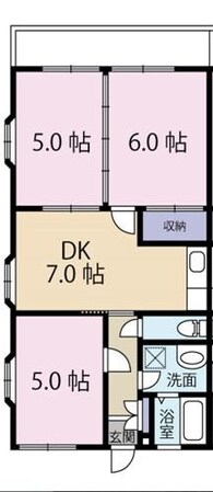 サンハイツの物件間取画像